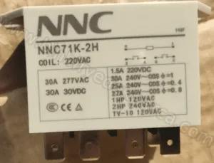 Klima Omron Röle NNC71K-2H 220 Volt 30A 277 Vac 6 Soket 4 Karşı 2