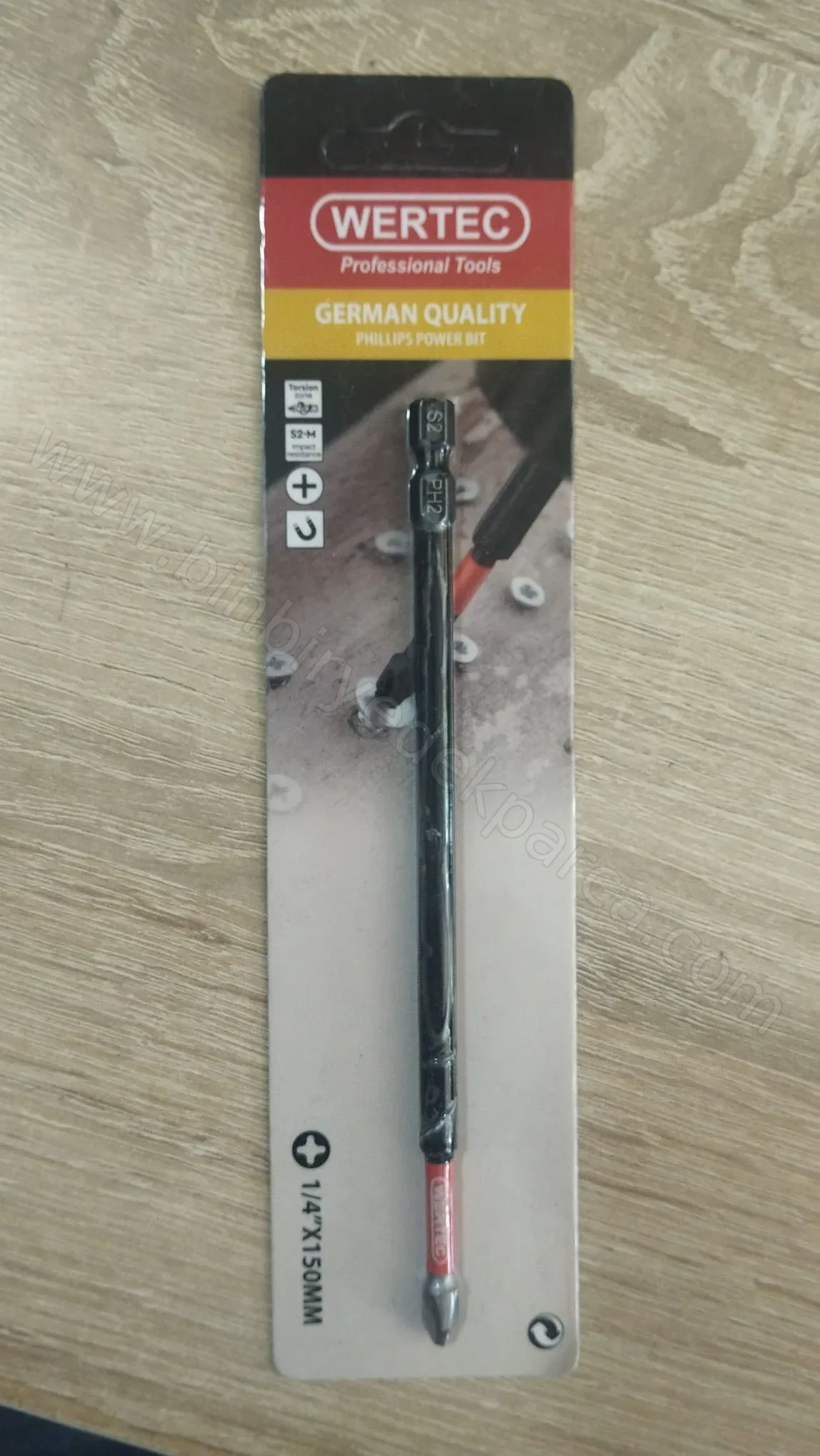 Wertec Ph2 Yıldız Bits Uç 150 Mm Cobalt Çelik Vida Sıkma Ucu