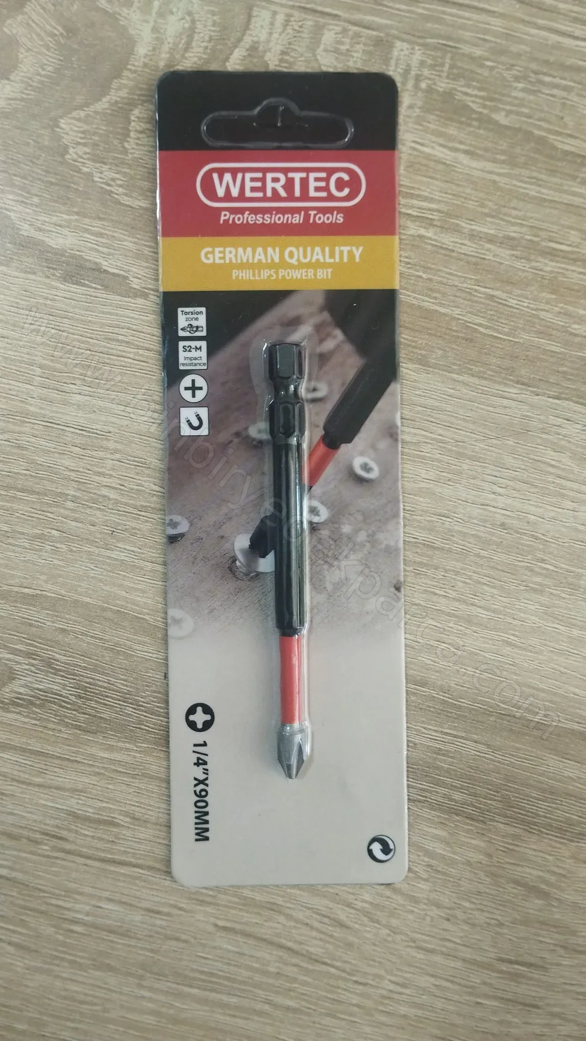 Wertec Ph2 Yıldız Bits Uç 90 Mm Cobalt Çelik Vida Sıkma Ucu